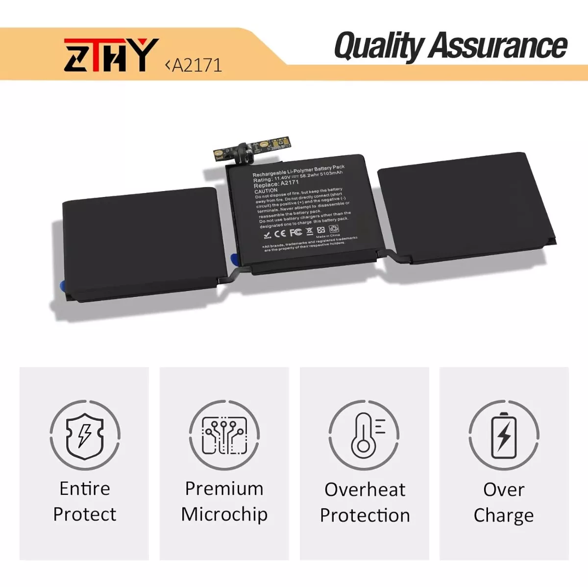 BATERÍA A2171 PARA MACBOOK PRO 13 TOUCHBAR M1 A2338 NUEVA - 3