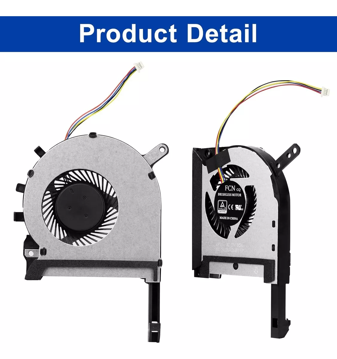 Ventola CPU Per Notebook ASUS UX50V UX50 XU50V RX05 - Ventola Di Raffreddamento 4 PIN, Ricambio Originale Compatibile - 2