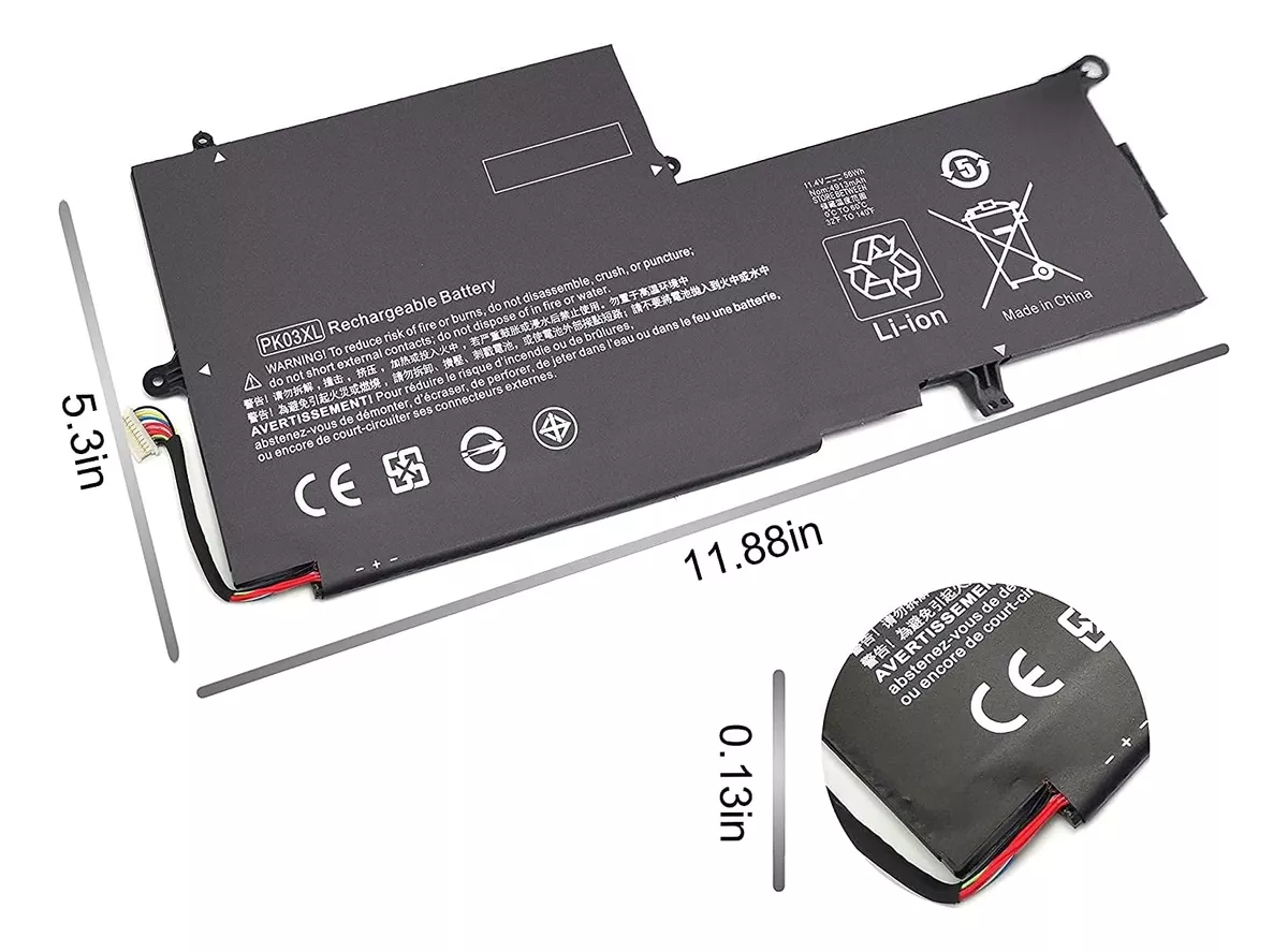 BATERIA PARA NOTEBOOK HP SPECTRE 13 PRO X360 G1 G2 SERIES - 5