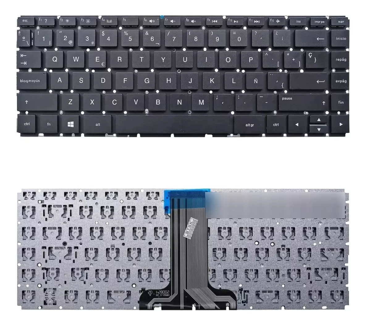 TECLADO ESPAÑOL NOTEBOOK HP PAVILION X360 14-BA001LA SERIE - 1