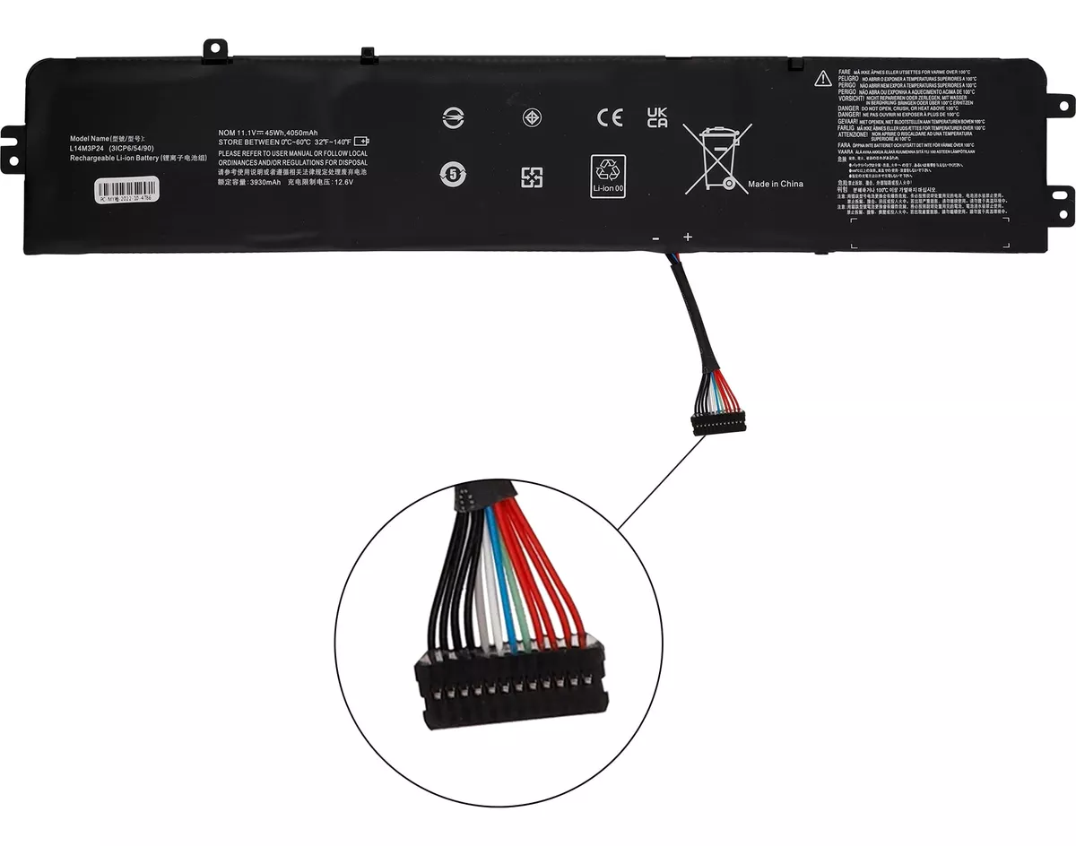 BATERIA (L14M3P24) PARA LENOVO LEGION Y520-15IKBN SERIES - 1