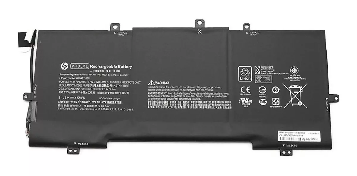 BATERIA ORIGINAL HP PAVILION 13-D040WM (VR03XL)- MUNDO TEC - 1