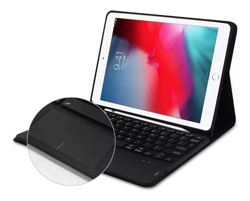 FUNDA CON TECLADO + TOUCHPAD + PARA IPAD PRO 10.5 - 2