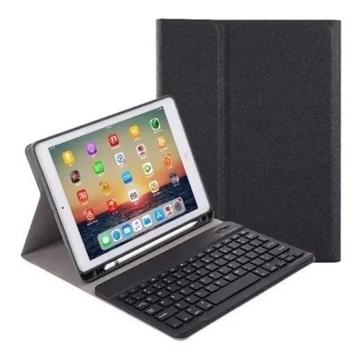 FUNDA TECLADO RANURA PENCIL PARA IPAD 8VA GEN 10.2 2020 - 1