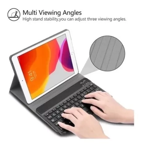 FUNDA TECLADO RANURA PENCIL PARA IPAD 8VA GEN 10.2 2020 - 5