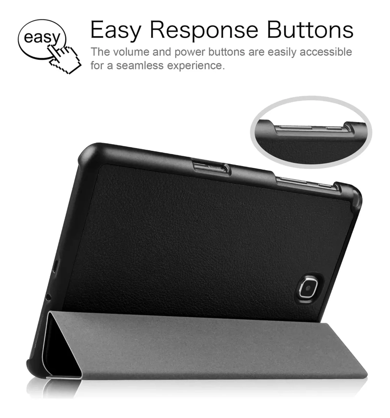 CARCASA SMART COVER + LAMINA SAMSUNG TAB A 8´ P350/T350 - 5
