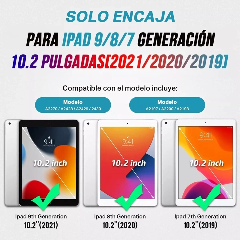 CARCASA REFORZADA ANTIGOLPES PARA IPAD 10.2 7MA/8VA GEN - 2