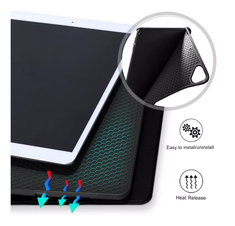 SMART COVER + ESPACIO LAPIZ + LAM PARA IPAD 10.2 9NA GEN - 4