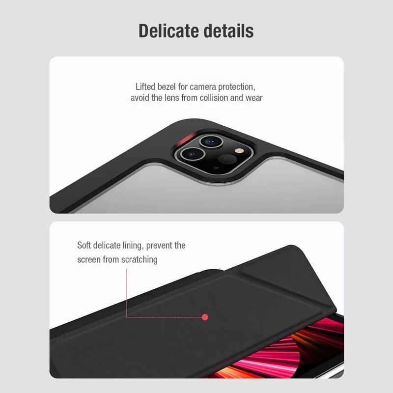 FUNDA NILLKIN SLIM CUERO ELEGANTE PARA IPAD AIR 5 GEN.(2022) - 3