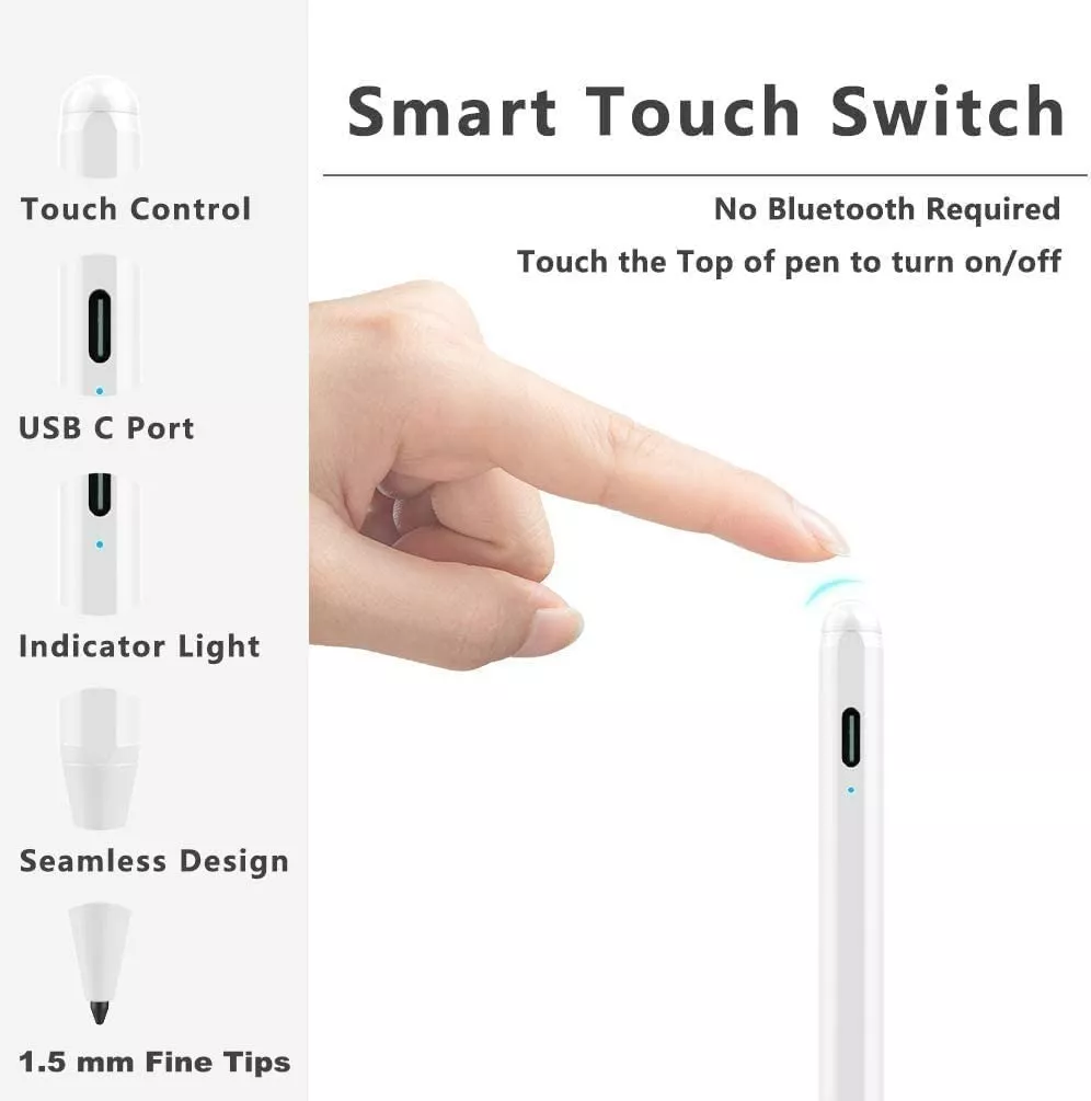 LÁPIZ PENCIL PREMIUM PALM REJECTION PARA IPAD PRO 11 / 12.9 - 2
