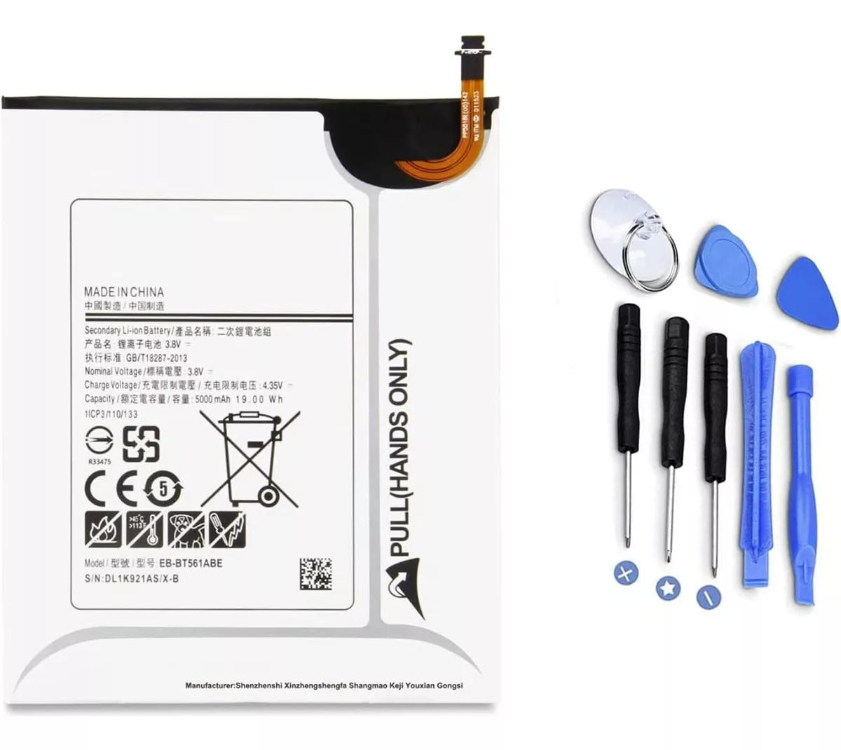 BATERIA PARA SAMSUNG GALAXY TAB E 9.6 T560 T561 + KIT HERRAM - 1