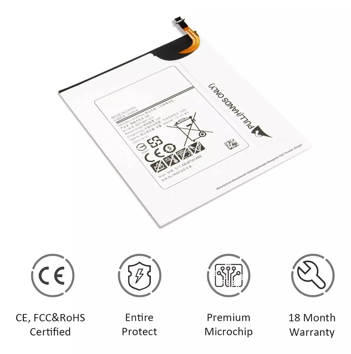 BATERIA PARA SAMSUNG GALAXY TAB E 9.6 T560 T561 + KIT HERRAM - 3