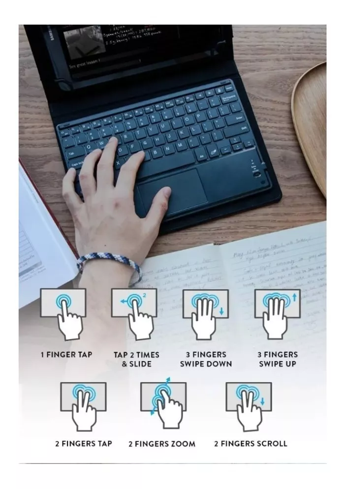 FUNDA CON TECLADO ESPAÑOL + TOUCHPAD HUAWEI MATEPAD PRO 10.8 - 3