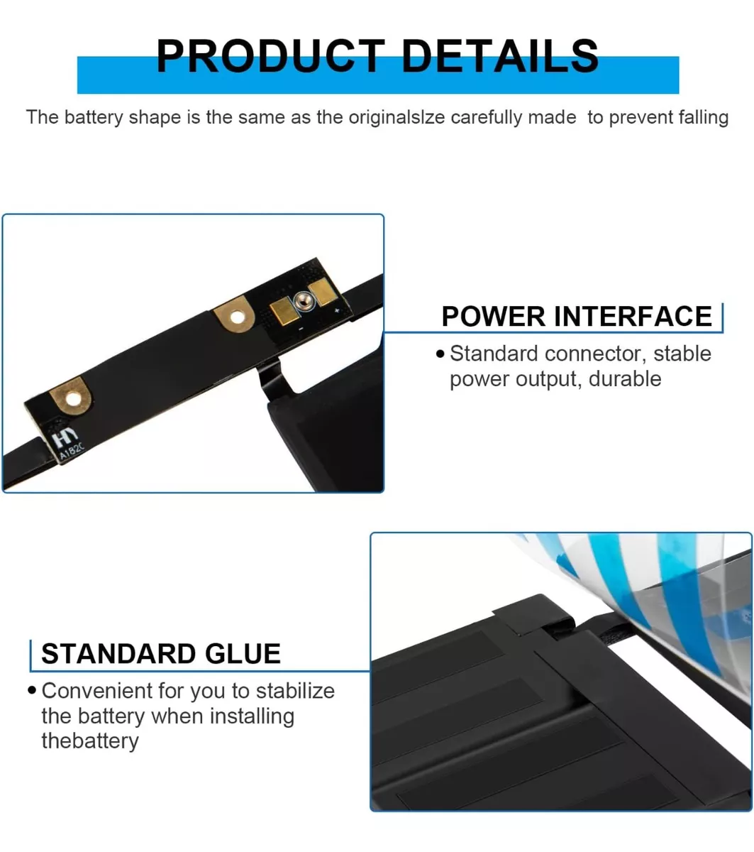 BATERIA A1820 PARA MACBOOK PRO TOUCH BAR 15 A1707 NUEVA - 5
