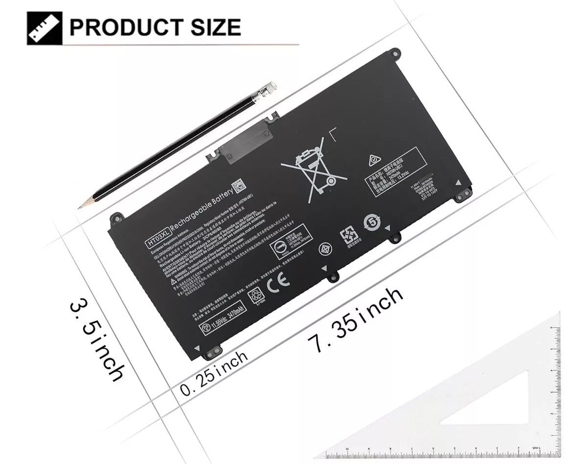 BATERIA (HT03XL) PARA NOTEBOOK HP PAVILION 15-CW1004LA NUEVA - 5