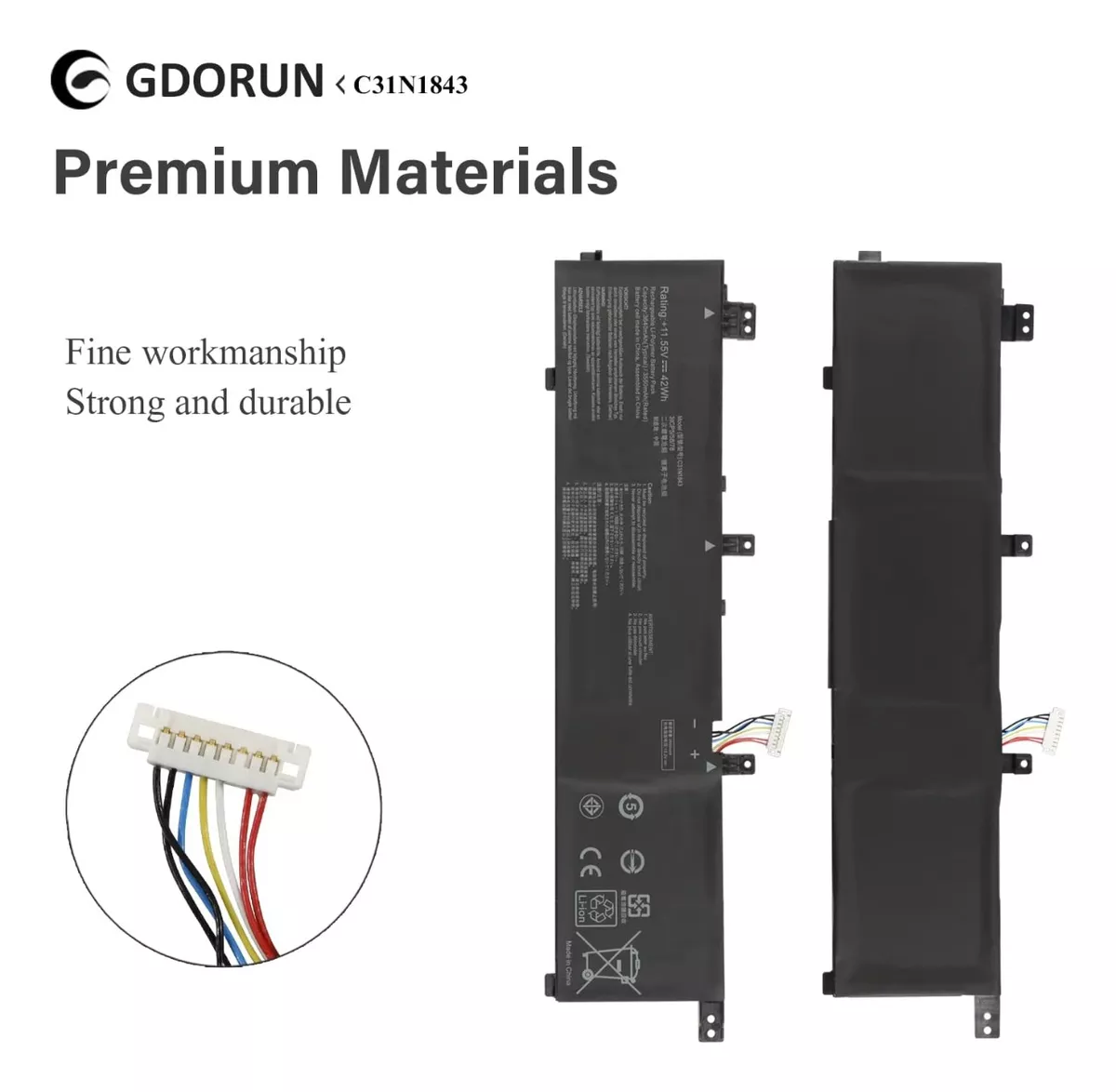 BATERÍA PARA ASUS (C31N1843) VIVOBOOK S14 S15 S532FA S432FL - 3