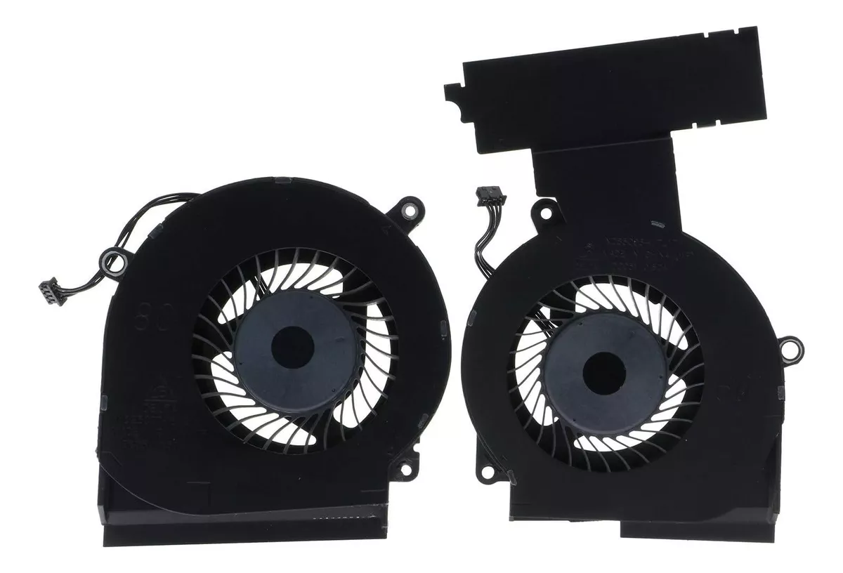 KIMISS Ventola CPU GPU, per Alimentatore OMEN 15 DC L30204 001 L29354 Sostituzione Digital DC 5V 0.5A Raffreddamento Professionale per Laptop a 4 Pin (Ventola CPU e GPU