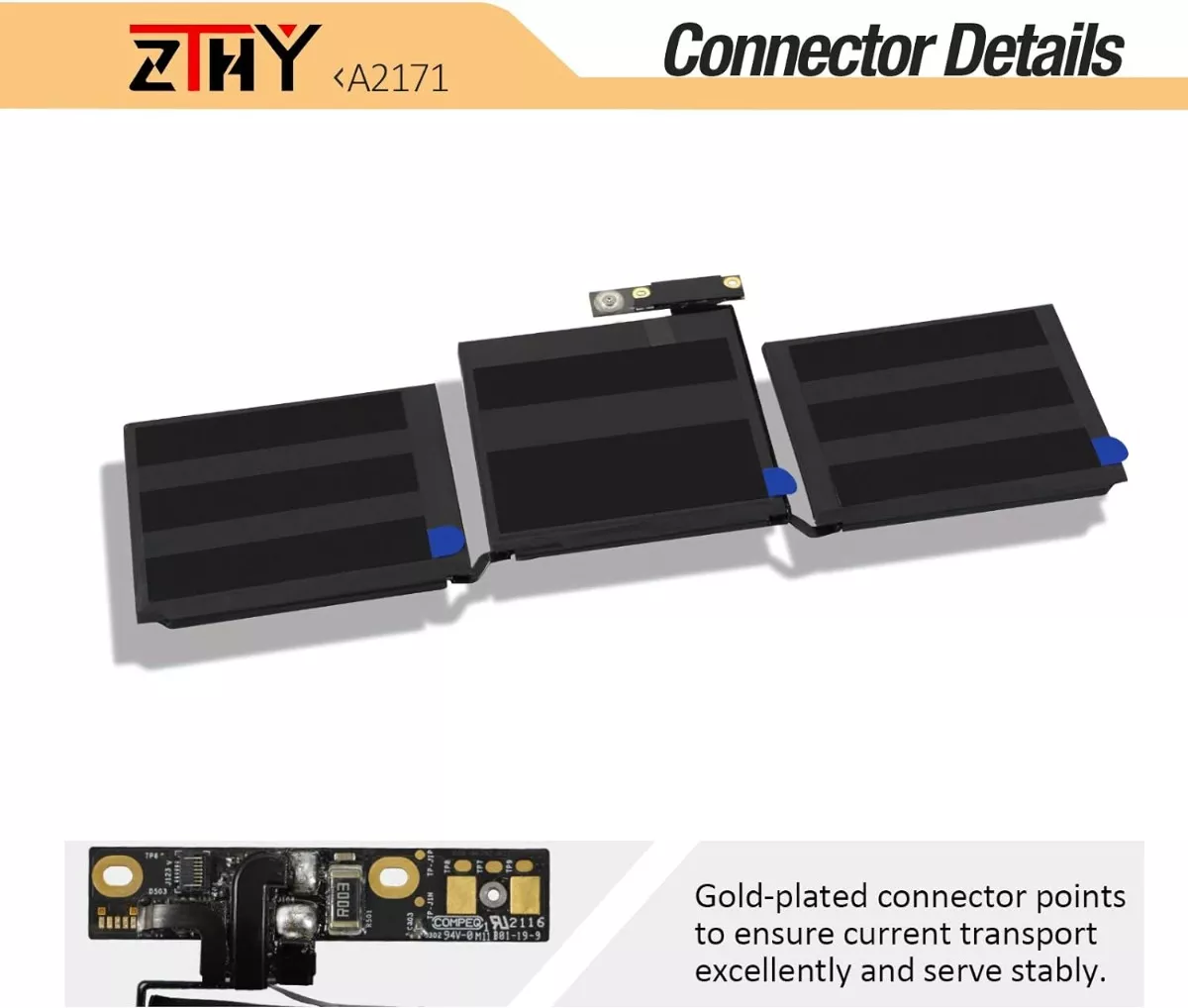 BATERÍA A2171 PARA MACBOOK PRO 13 TOUCHBAR A2289 NUEVA - 4