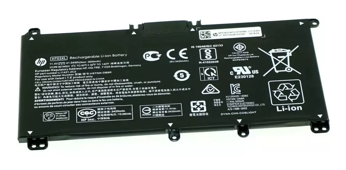 BATERIA ORIGINAL HP (HT03XL) NOTEBOOK HP 15-DA0012LA NUEVA - 1