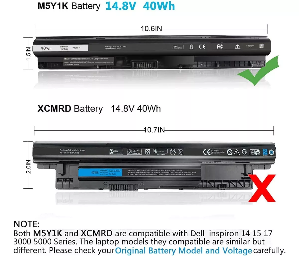 BATERÍA PARA NOTEBOOK DELL INSPIRON 14 3467 SERIES NUEVA - 3