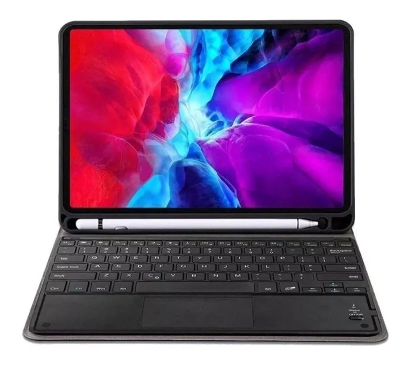 FUNDA CON TECLADO + TOUCHPAD + LAM PARA IPAD PRO 11 CHIP M1 - 1