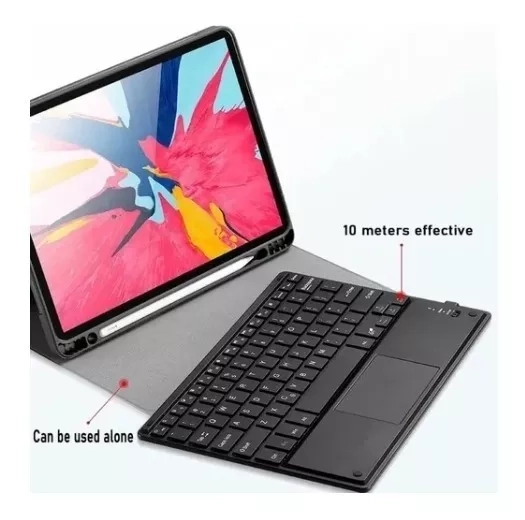 FUNDA CON TECLADO + TOUCHPAD + LAM PARA IPAD PRO 11 CHIP M1 - 5