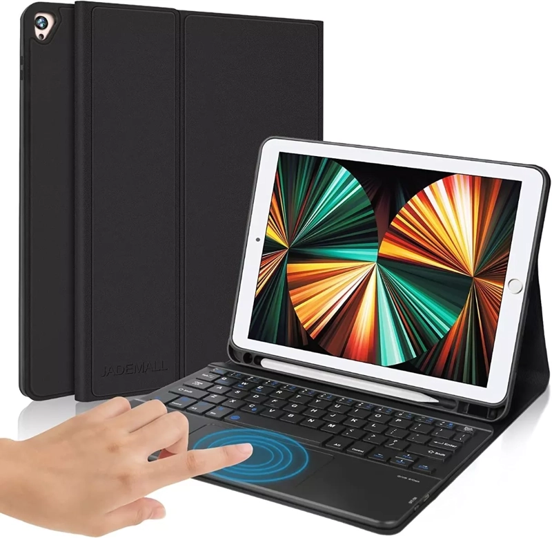 FUNDA CON TECLADO + TOUCHPAD + IPAD 9.7 5TA/6TA GEN - 1
