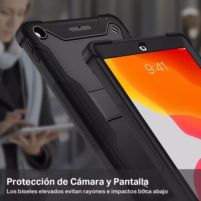 FUNDA CARCASA 360 ANTIGOLPES PARA IPAD 10.2' 9NA GEN (A2602) - 5
