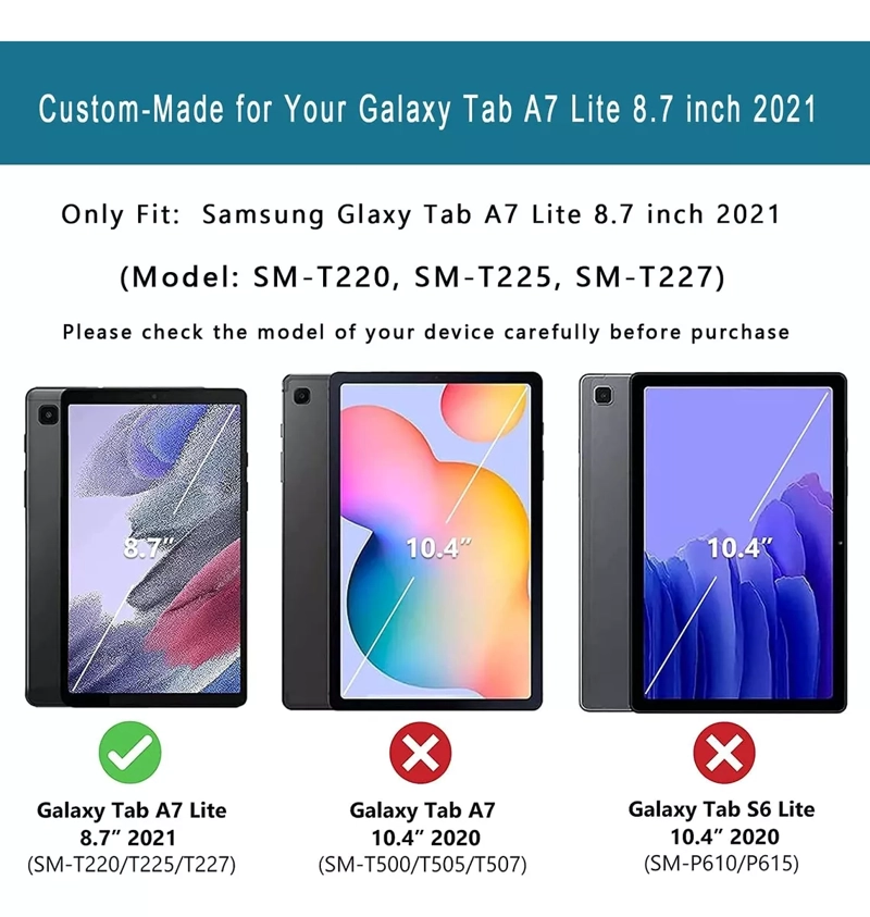 CARCASA PROTECTOR A DE GOMA PARA NIÑOS SAMSUNG TAB A7 LITE - 2