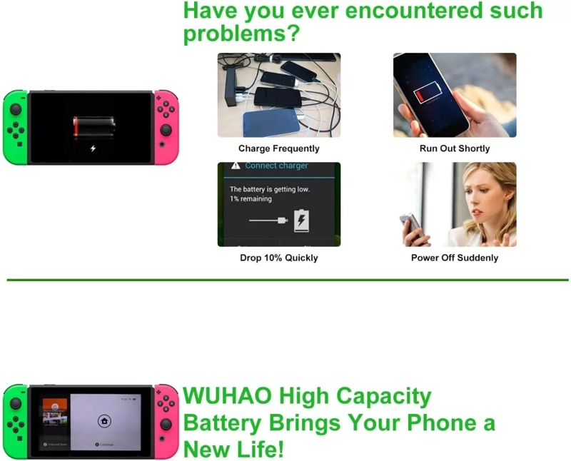 BATERÍA PARA CONSOLA NINTENDO SWITCH HAC-003 HAC-001 - 4