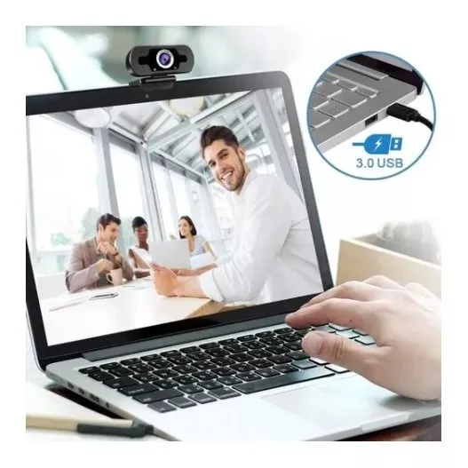 CAMARA WEB WEBCAM 1080P FULL HD USB (ZOOM TELE TRABAJO) - 3