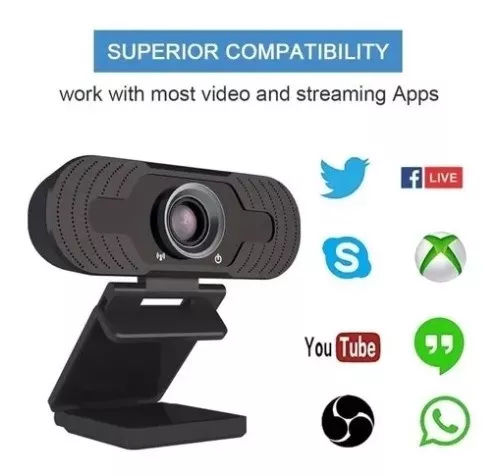 CAMARA WEB WEBCAM 1080P FULL HD USB (ZOOM TELE TRABAJO) - 5