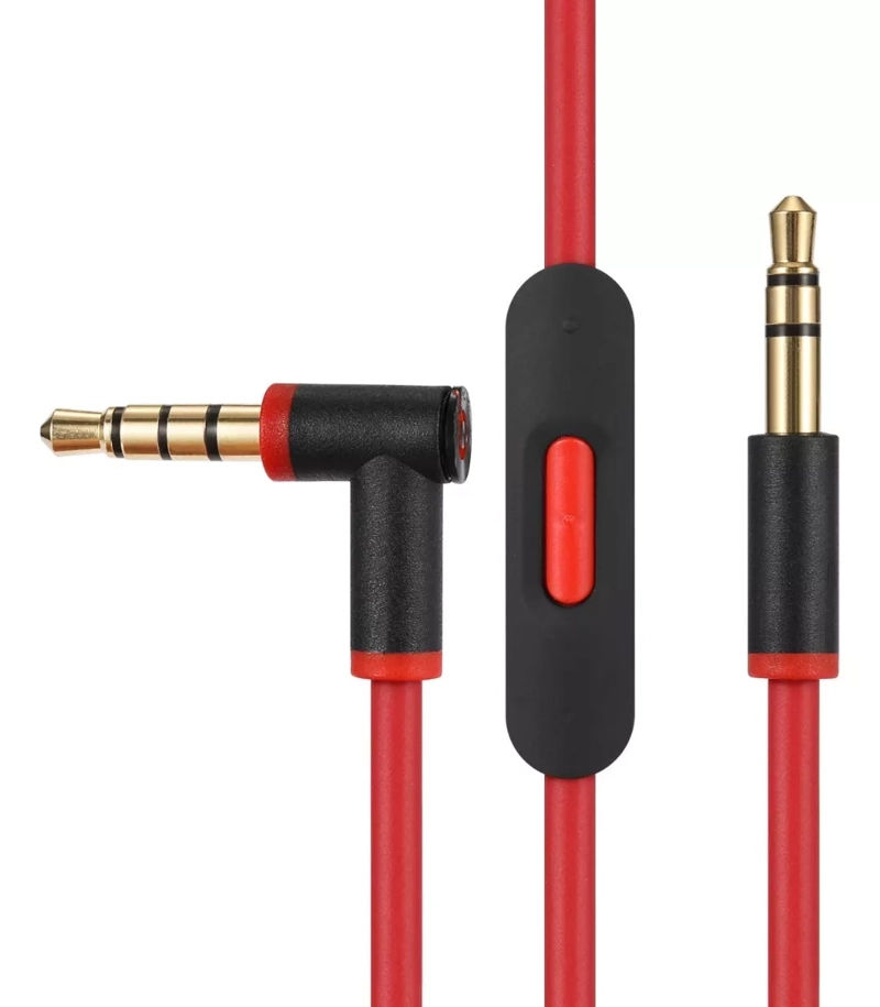 GENÉRICO CABLE REPUESTO AUXILIAR CON MICRÓFONO AUDIFONOS BEATS