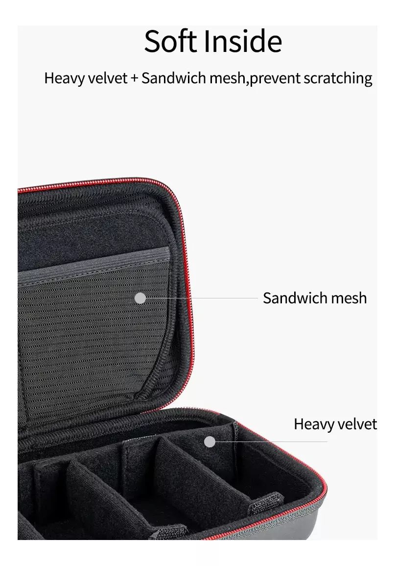 BOLSO TRANSPORTE ANTIGOLPES PARA GOPRO MAX HERO 12 11 10 - 4