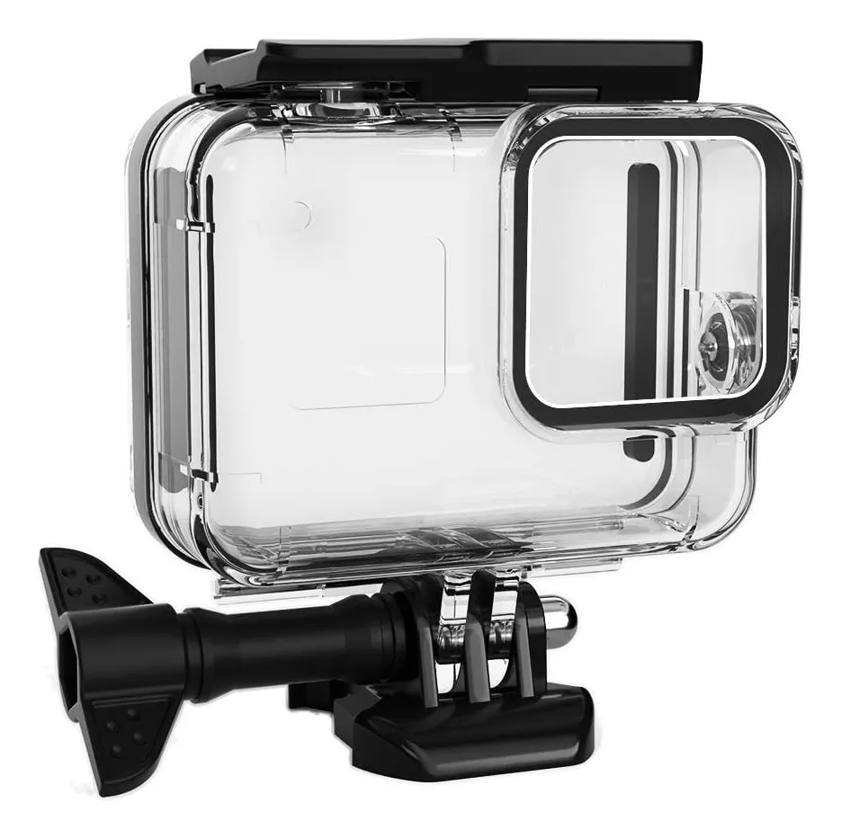 CARCASA 360 IMPERMEABLE SUMERGIBLE 60MTS PARA GOPRO HERO 8 - 3