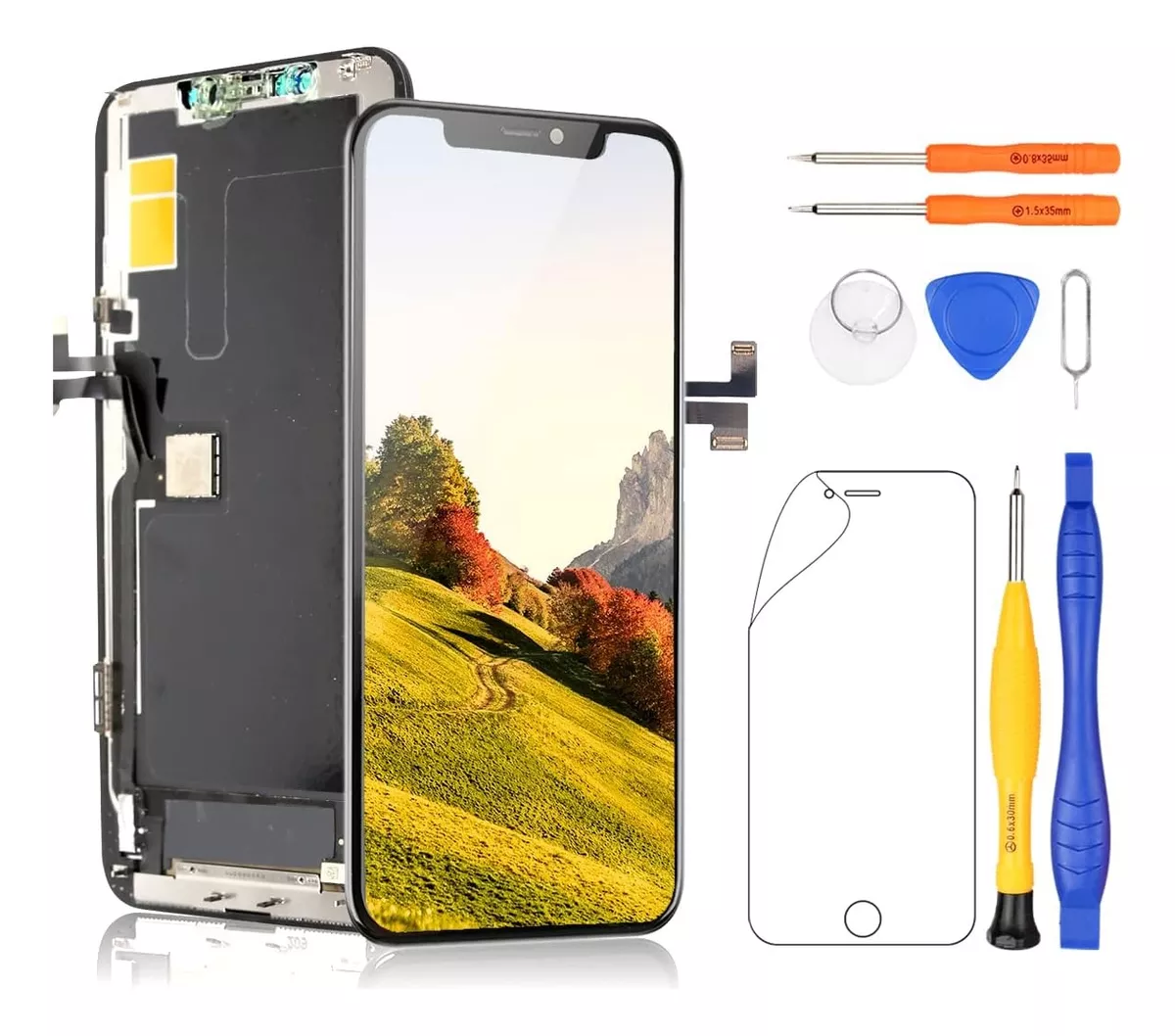 GENÉRICO PANTALLA OLED + KIT + LÁMINA VIDRIO PARA IPHONE 11 PRO MAX