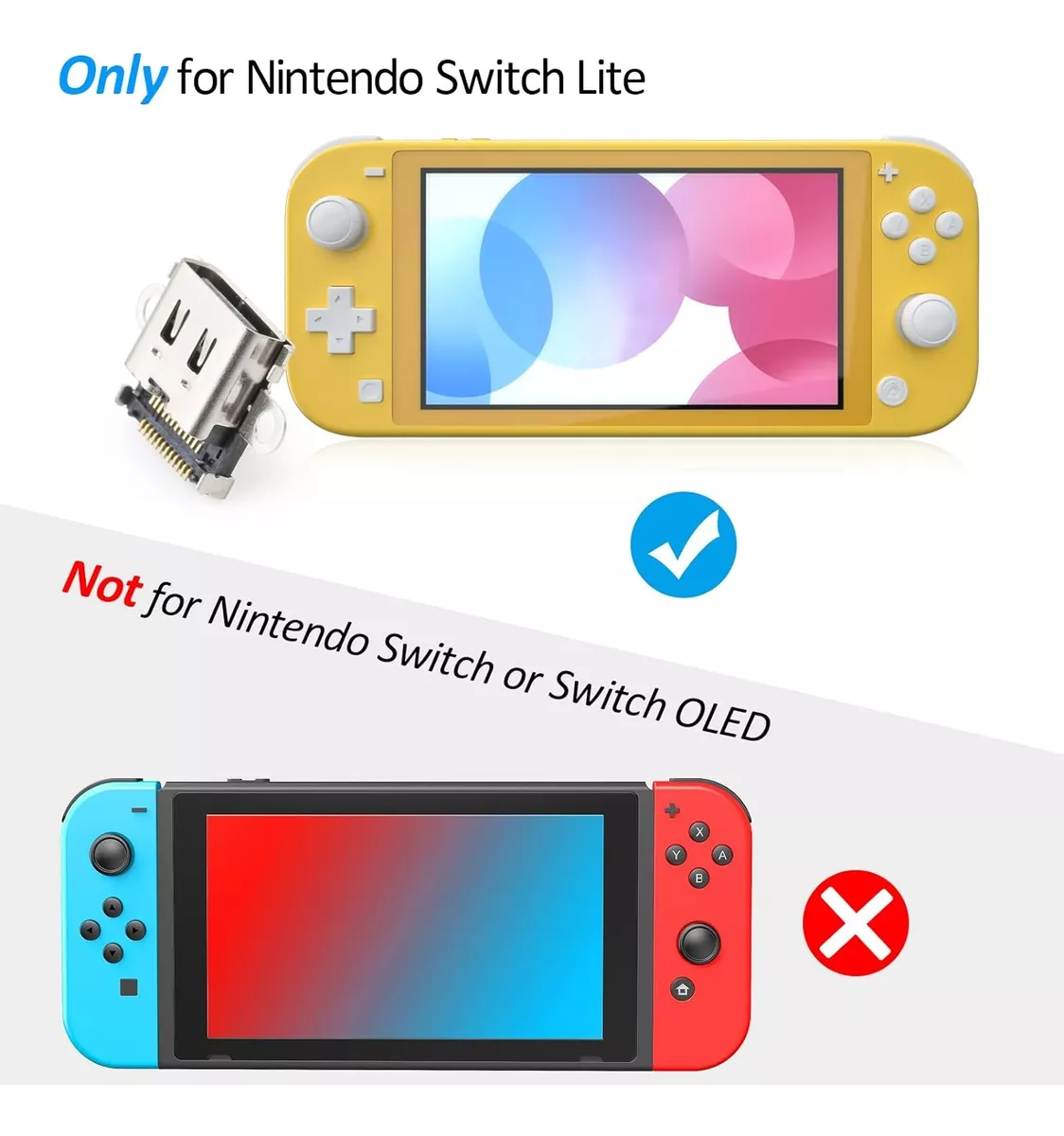 PUERTO PIN DE CARGA PARA CONSOLA NINTENDO SWITCH LITE - 2