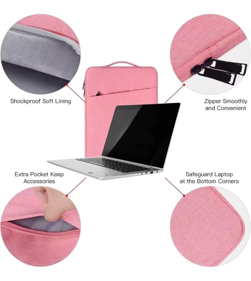 FUNDA BOLSO SLIM IMPERMEABLE PARA NOTEBOOK/LAPTOP 14´ PULG - 3