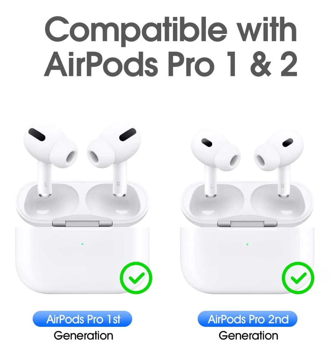 6 PARES ALMOHADILLAS MEMORY FOAM | SILICONA PARA AIRPODS PRO - 5