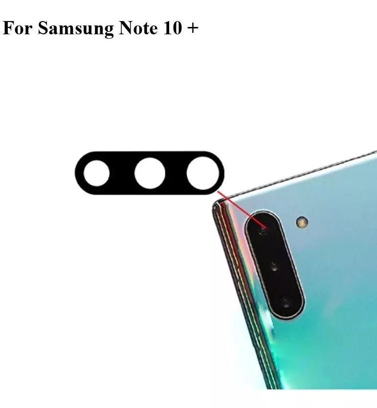 REPUESTO VIDRIO DE CÁMARA PARA SAMSUNG GALAXY NOTE 10 PLUS - 1