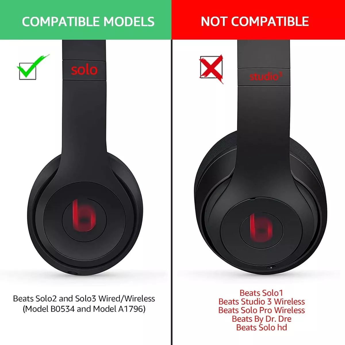 Beats Solo Headphones Black And Red Beats By Dre Solo3 Wireless