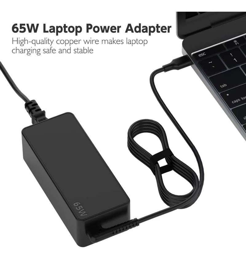 CARGADOR PARA NOTEBOOK LENOVO IDEAPAD S540-13IML (65W) NUEVO - 5