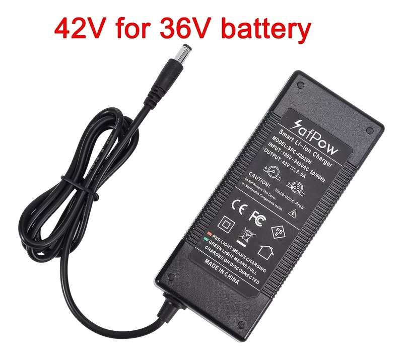 CARGADOR DE BATERIA DE 36V Y 2A, SALIDA DE 42V, 2A NUEVO - 4