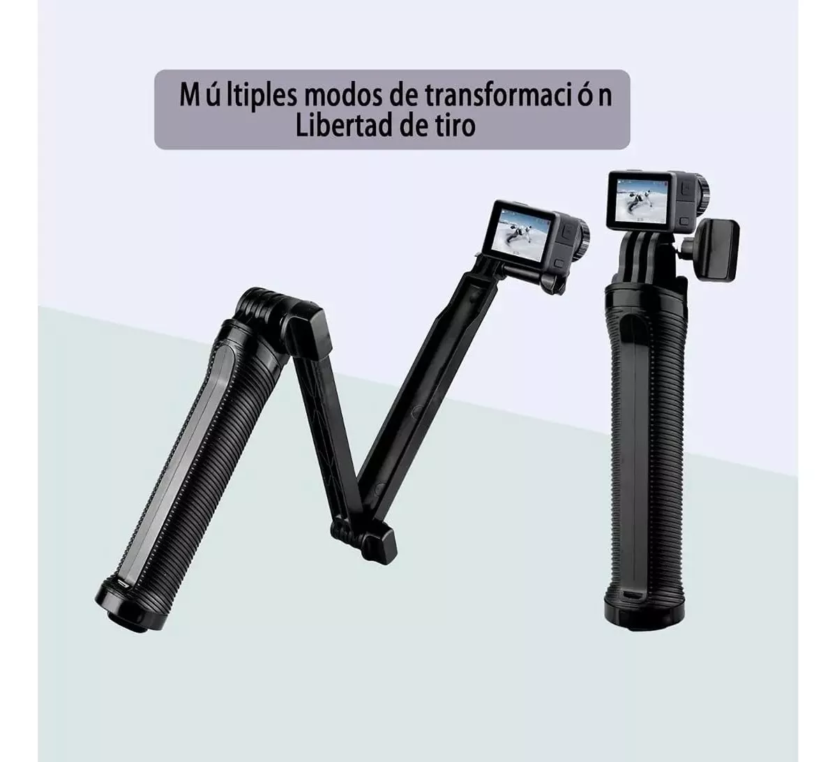 BASTON SELFIE 3EN1 WAY + TRÍPODE PLEGABLE PARA GO PRO 12 11 - 3