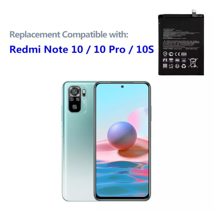BATERIA BN59 COMPATIBLE CON XIAOMI REDMI NOTE 10 / 10S NUEVA - 3