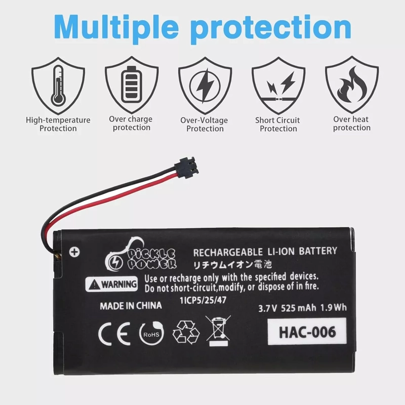 BATERIA REPUESTO PARA MANDO NINTENDO SWITCH JOY CON NUEVA - 2