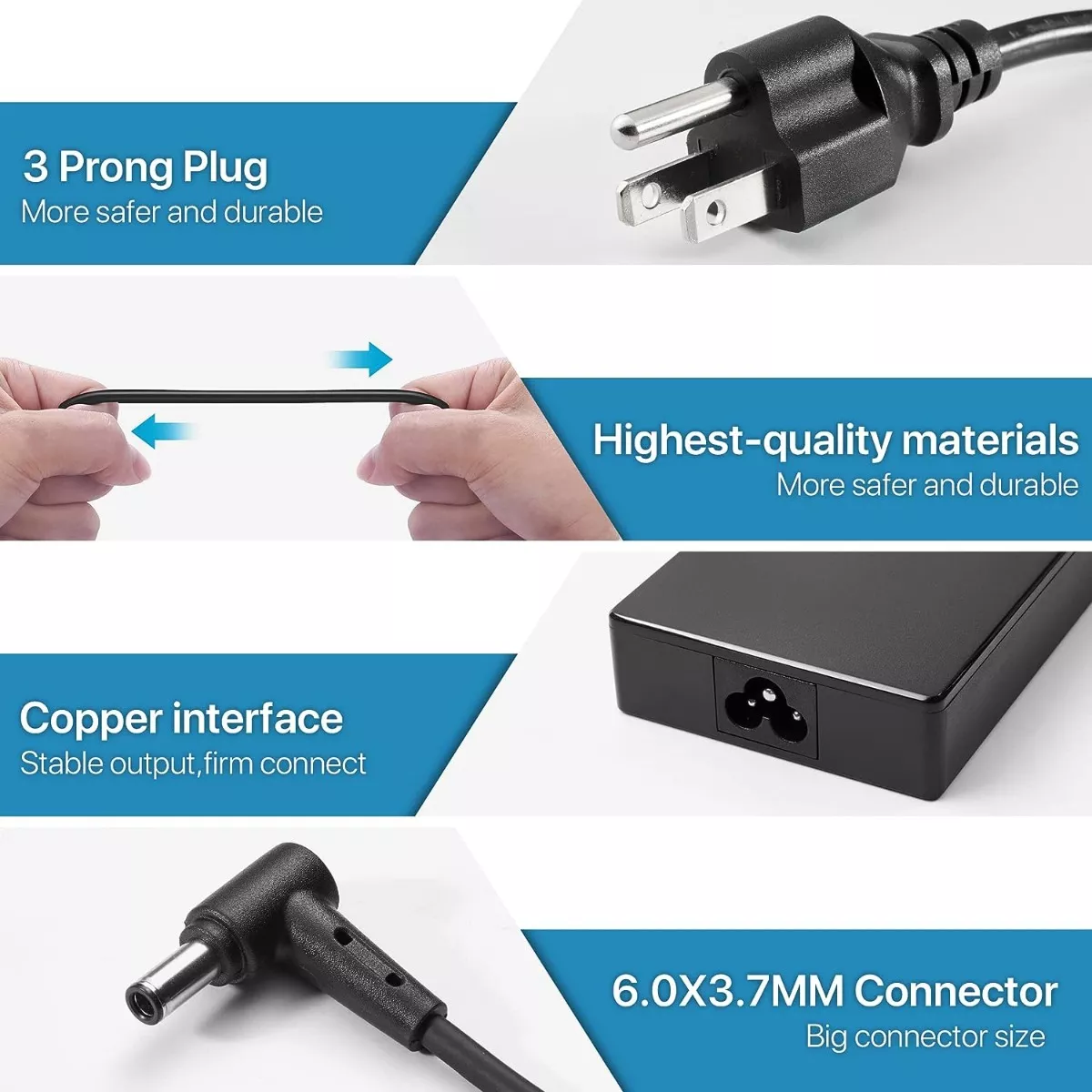 CARGADOR PARA ASUS TUF GAMING 20V-7.5A 150W PLUG 6*3.7MM - 4