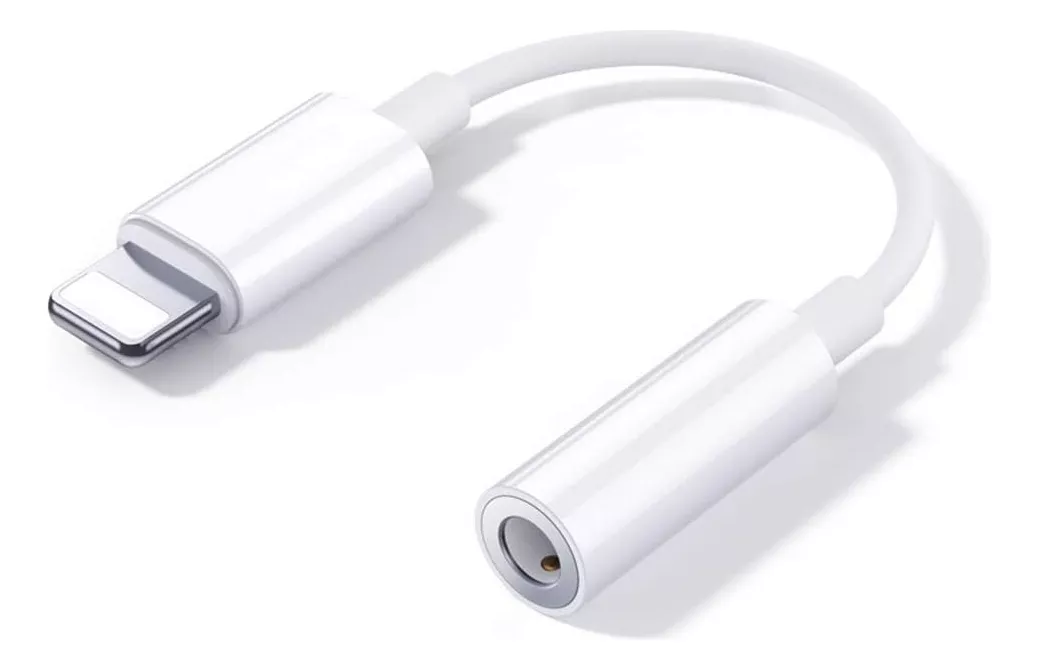 ADAPTADOR LIGHTNING- AUDIOJACK 3.5MM PARA IPHONE 14 13 12MAX - 1