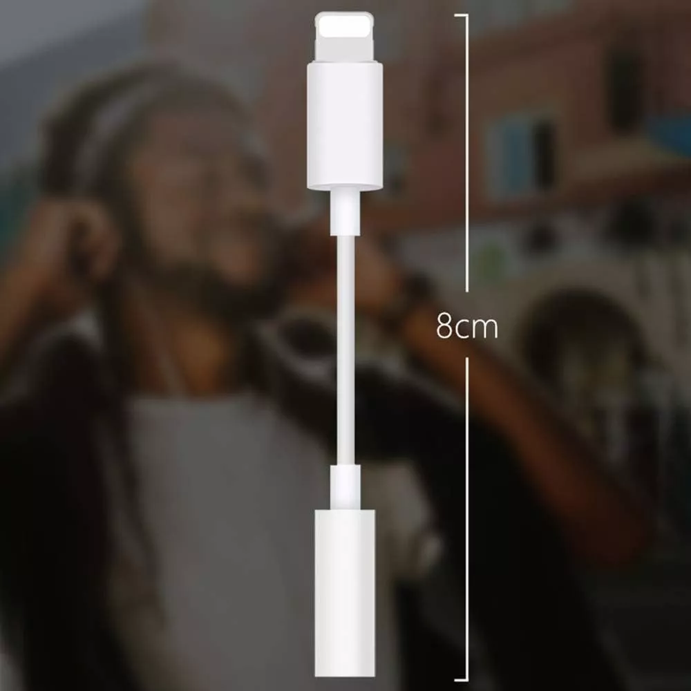 ADAPTADOR LIGHTNING- AUDIOJACK 3.5MM PARA IPHONE 14 13 12MAX - 3