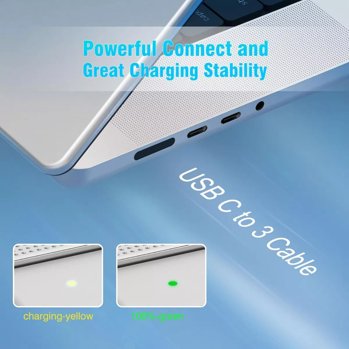CARGADOR 61W MAGSAFE 3 2MTS PARA MACBOOK PRO 14 A2779 (2023) - 3